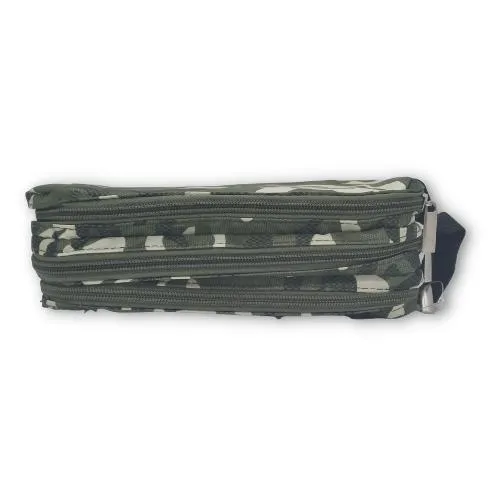 ■ Schoolbooks.ie - Triple Pencil Case - Camo Green