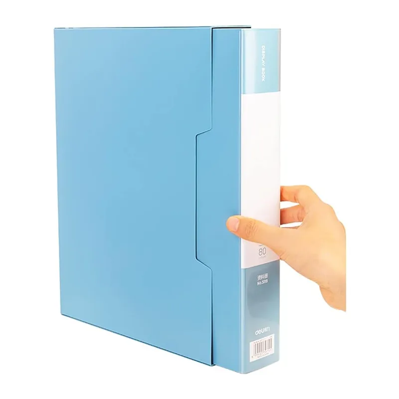 100 Pockets Portable Transparent Storage Folders For Storing Data- ADM95101