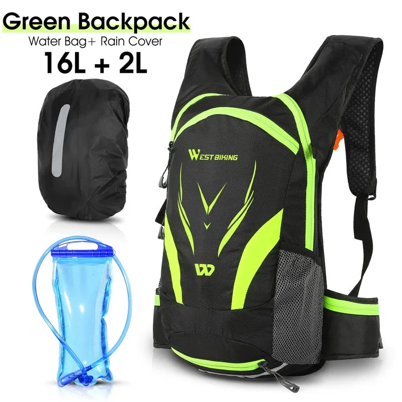 16L Cycling Backpack Waterproof Ultralight Bicycle Bag Outdoor Mountaineering Hiking Travel Bike Hydration Backpack