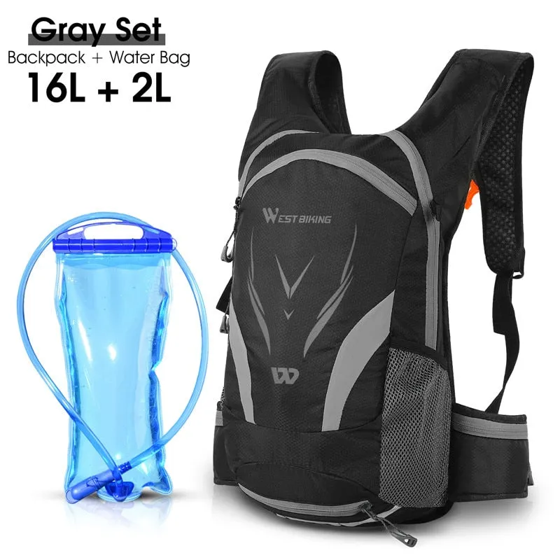 16L Cycling Backpack Waterproof Ultralight Bicycle Bag Outdoor Mountaineering Hiking Travel Bike Hydration Backpack