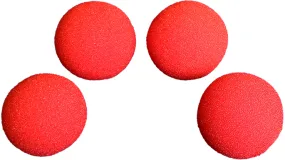 3 inch Regular Sponge Ball (Red) Pack of 4 from Magic