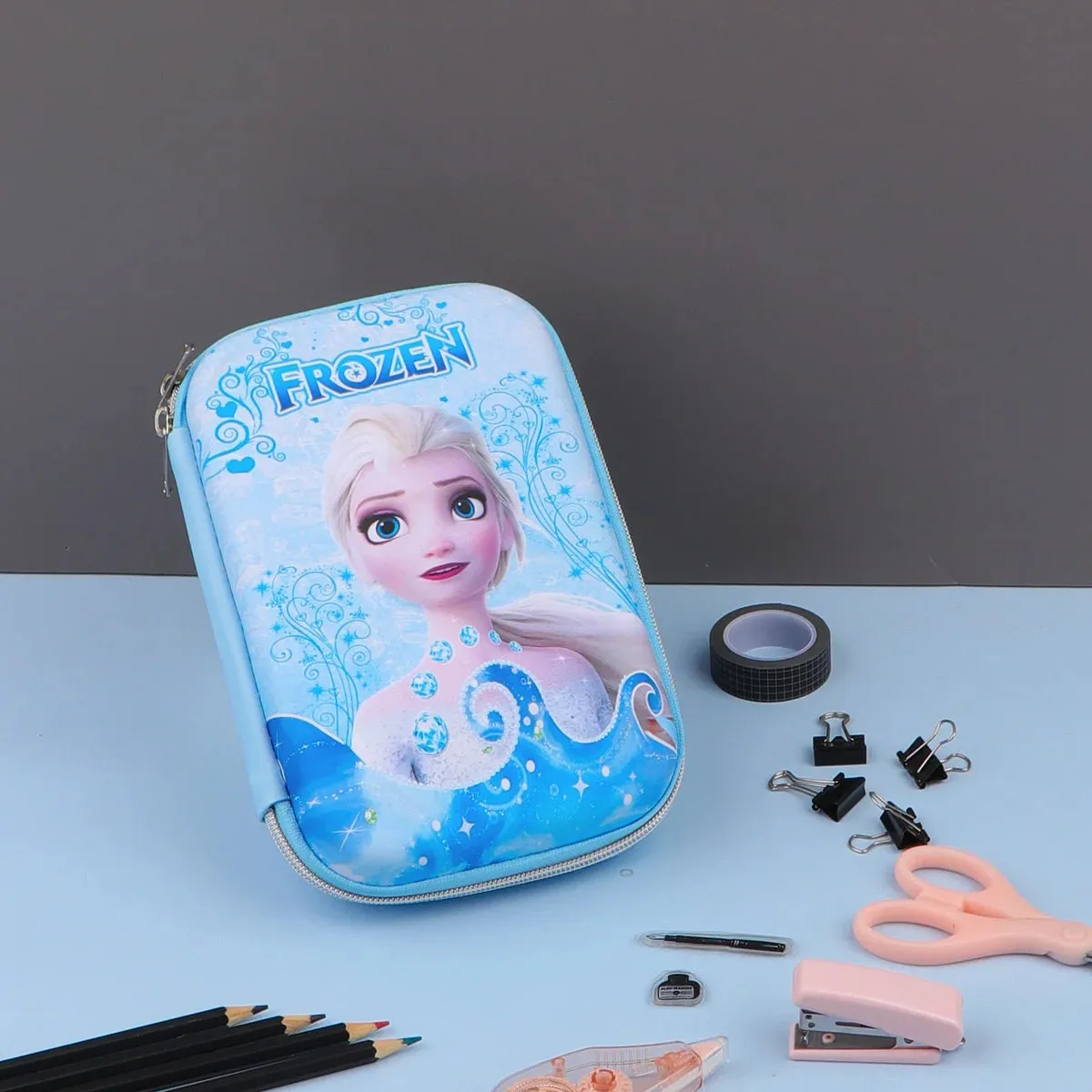 3D Frozen Theme Pencil Case Organizer Pouch