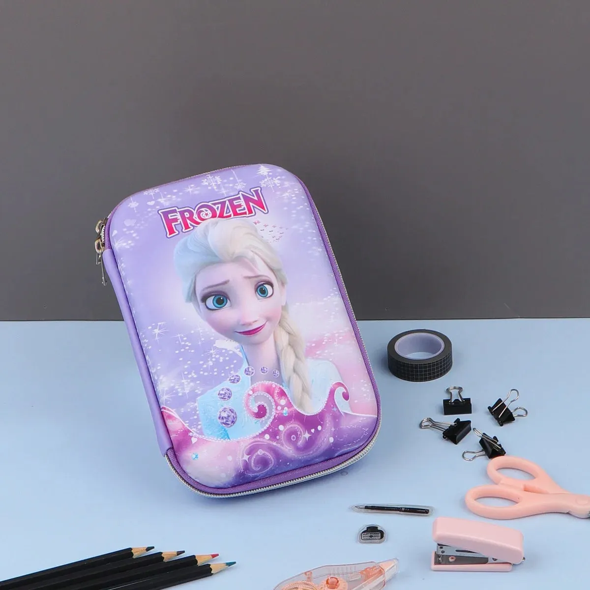 3D Frozen Theme Pencil Case Organizer Pouch