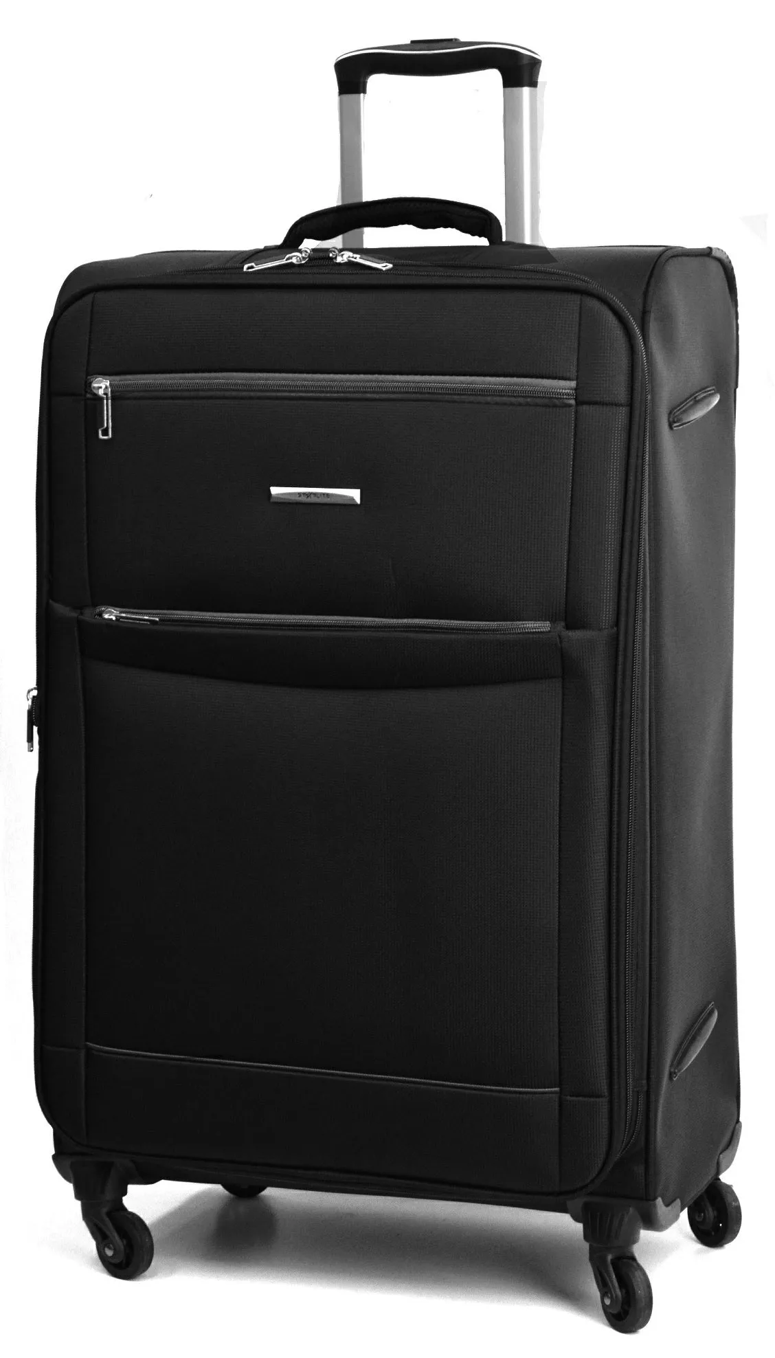 4 Wheel Ultra Lightweight Suitcase - Black