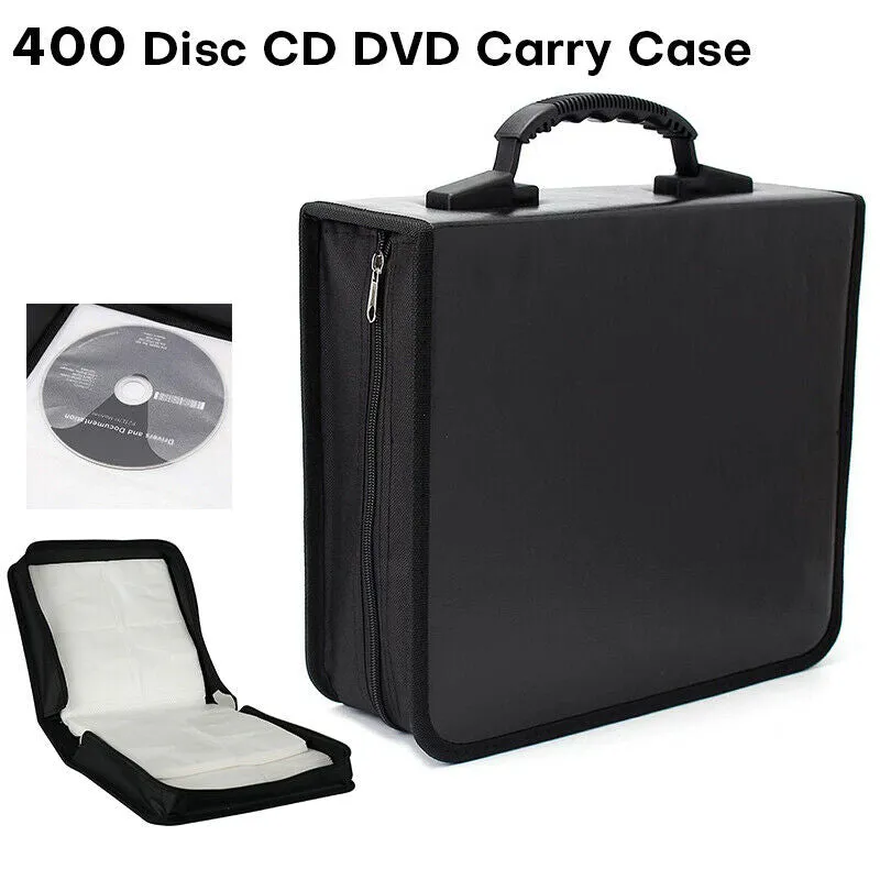 400/520 Disc CD DVD Storage Case Bag Organizer