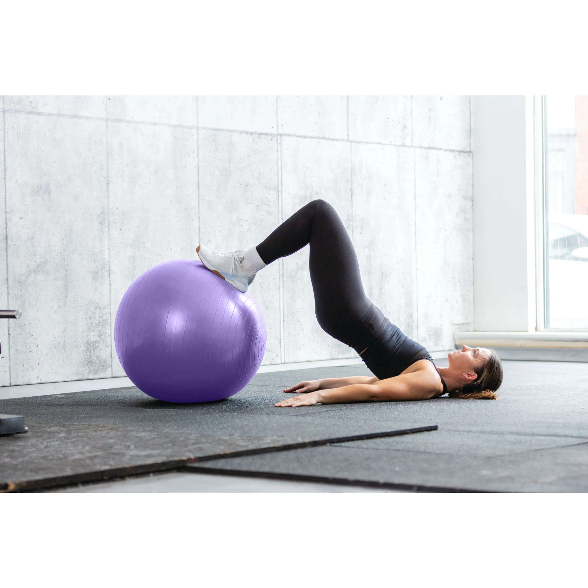 55cm Anti-Burst Stability Ball W/3LB Sand Weight