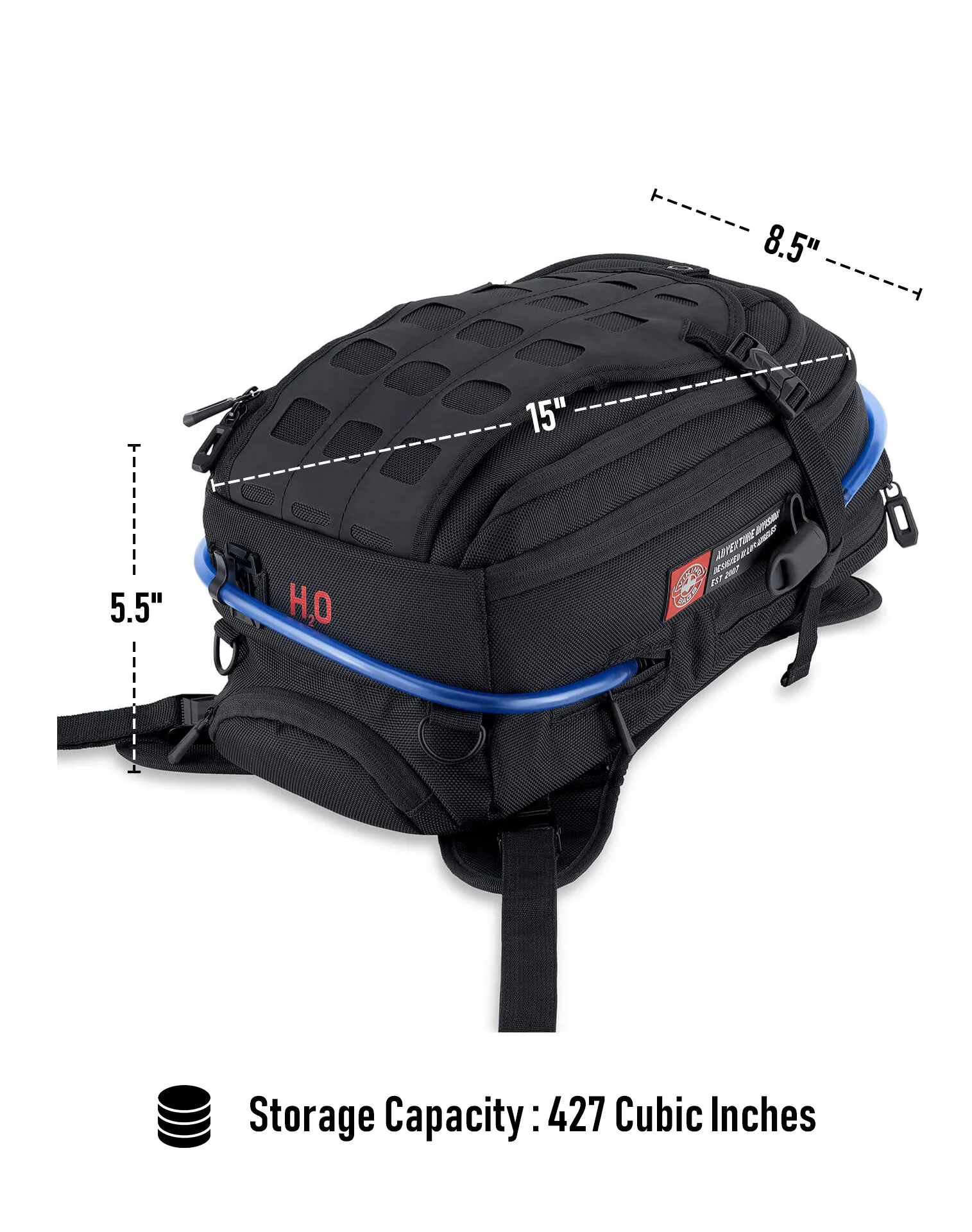 7L - Apex Adventure Touring Backpack with Hydration Pack