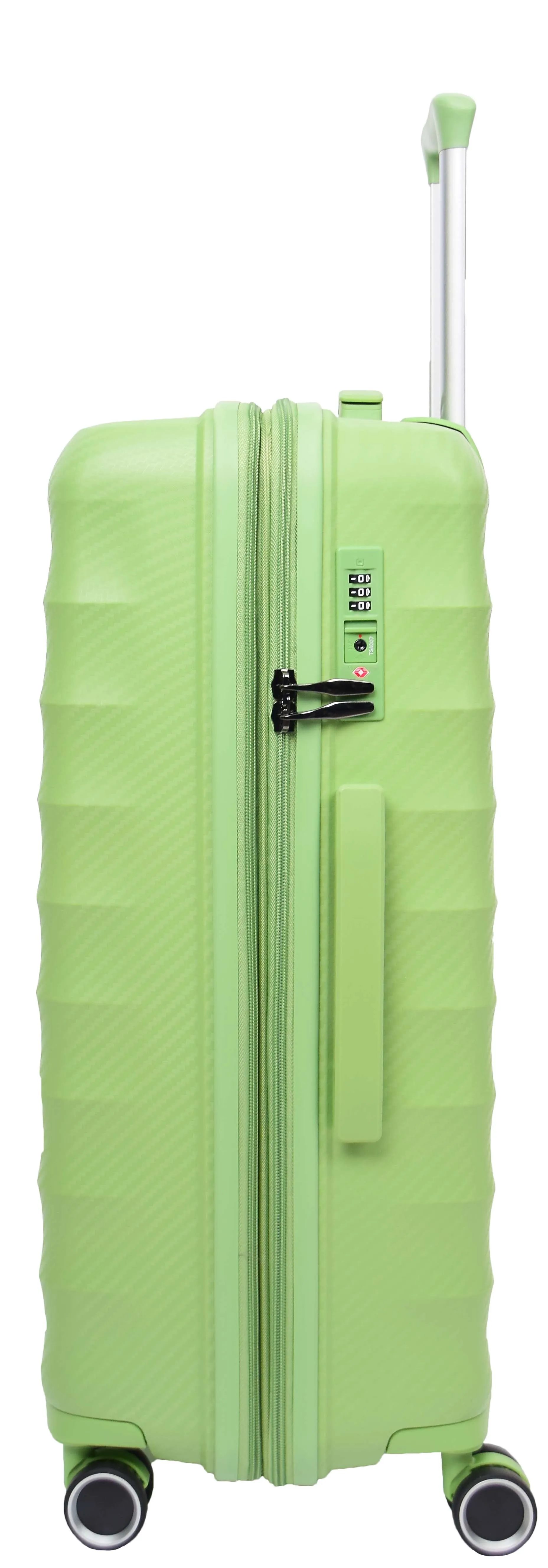 8 Wheel Spinner Luggage Expandable Arcturus Lime Green