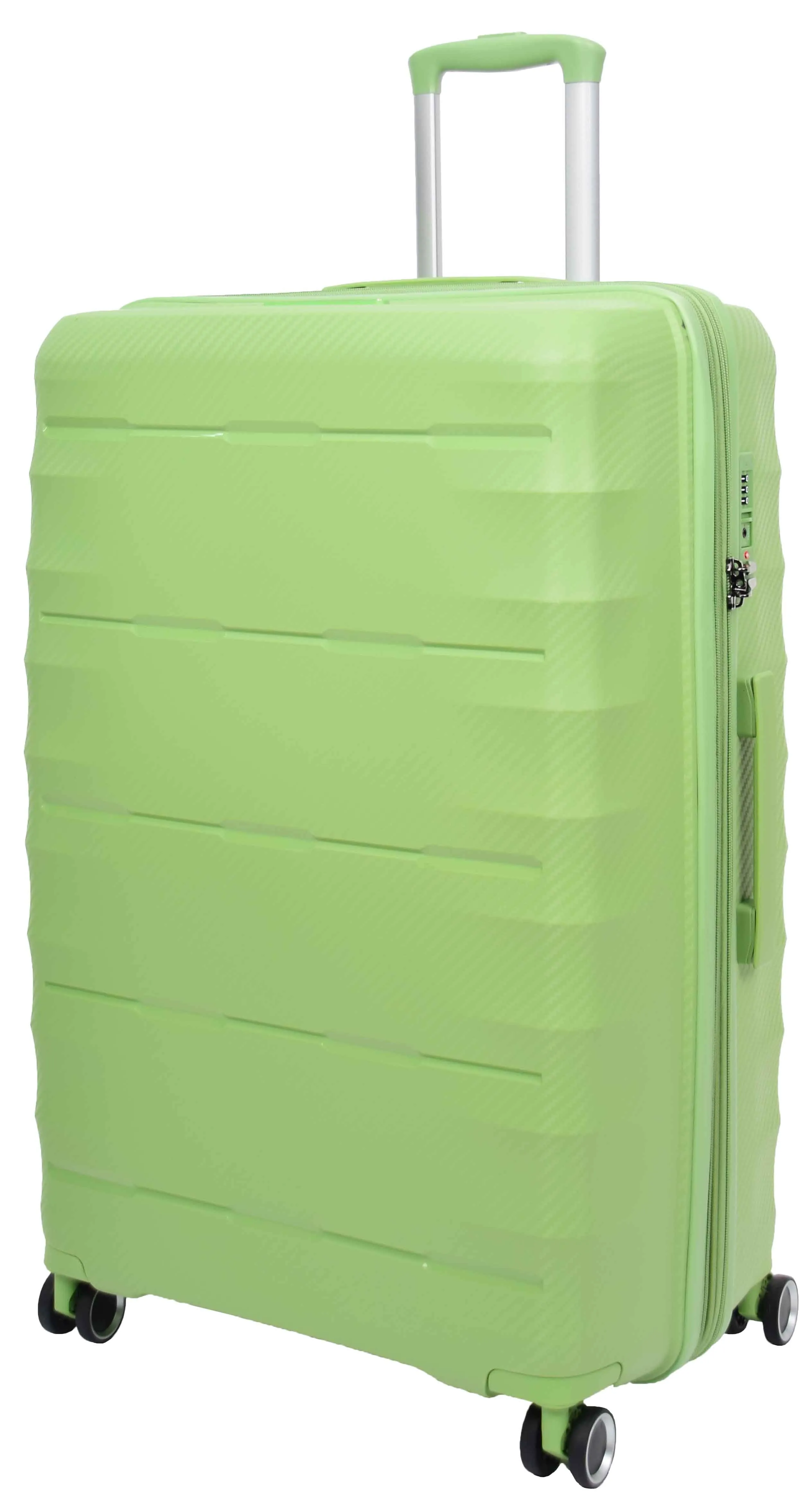 8 Wheel Spinner Luggage Expandable Arcturus Lime Green