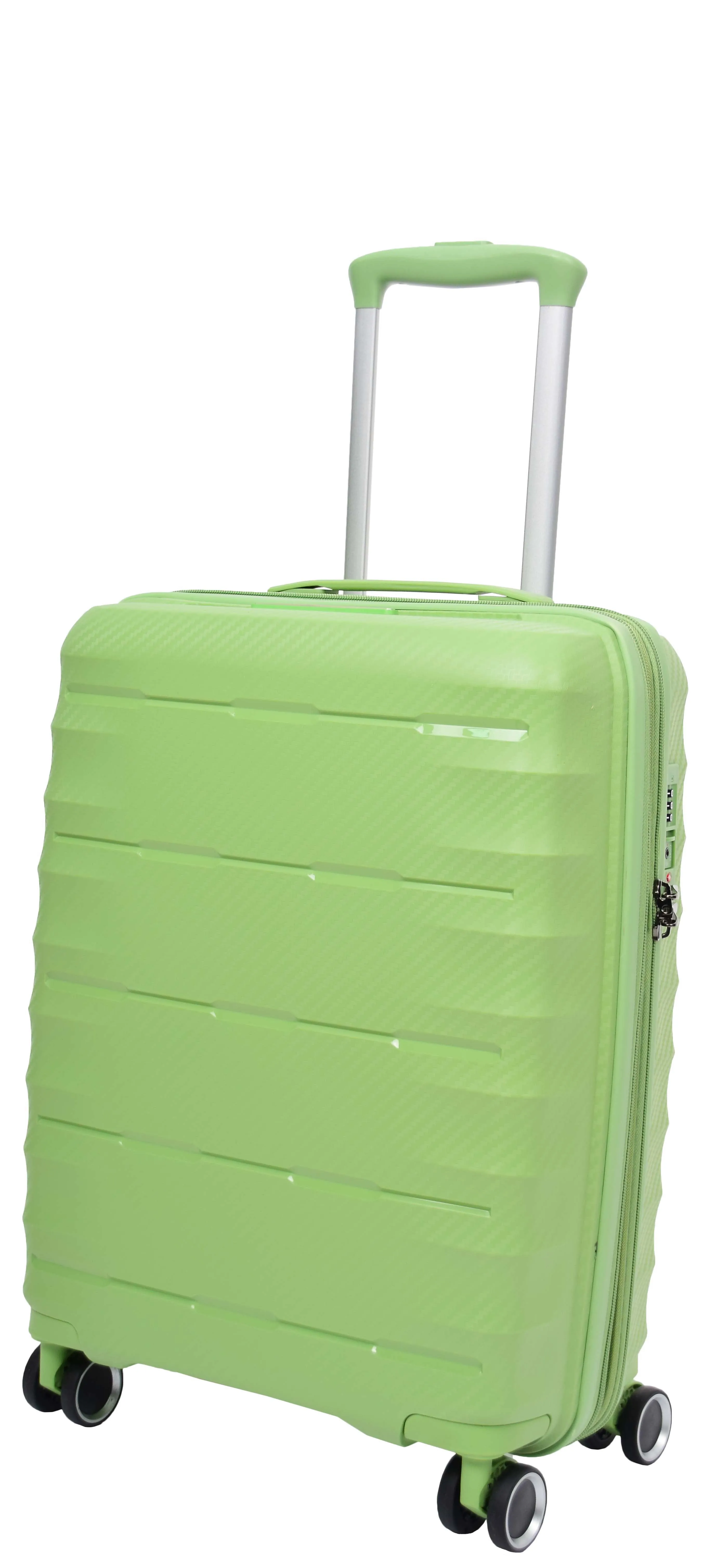 8 Wheel Spinner Luggage Expandable Arcturus Lime Green