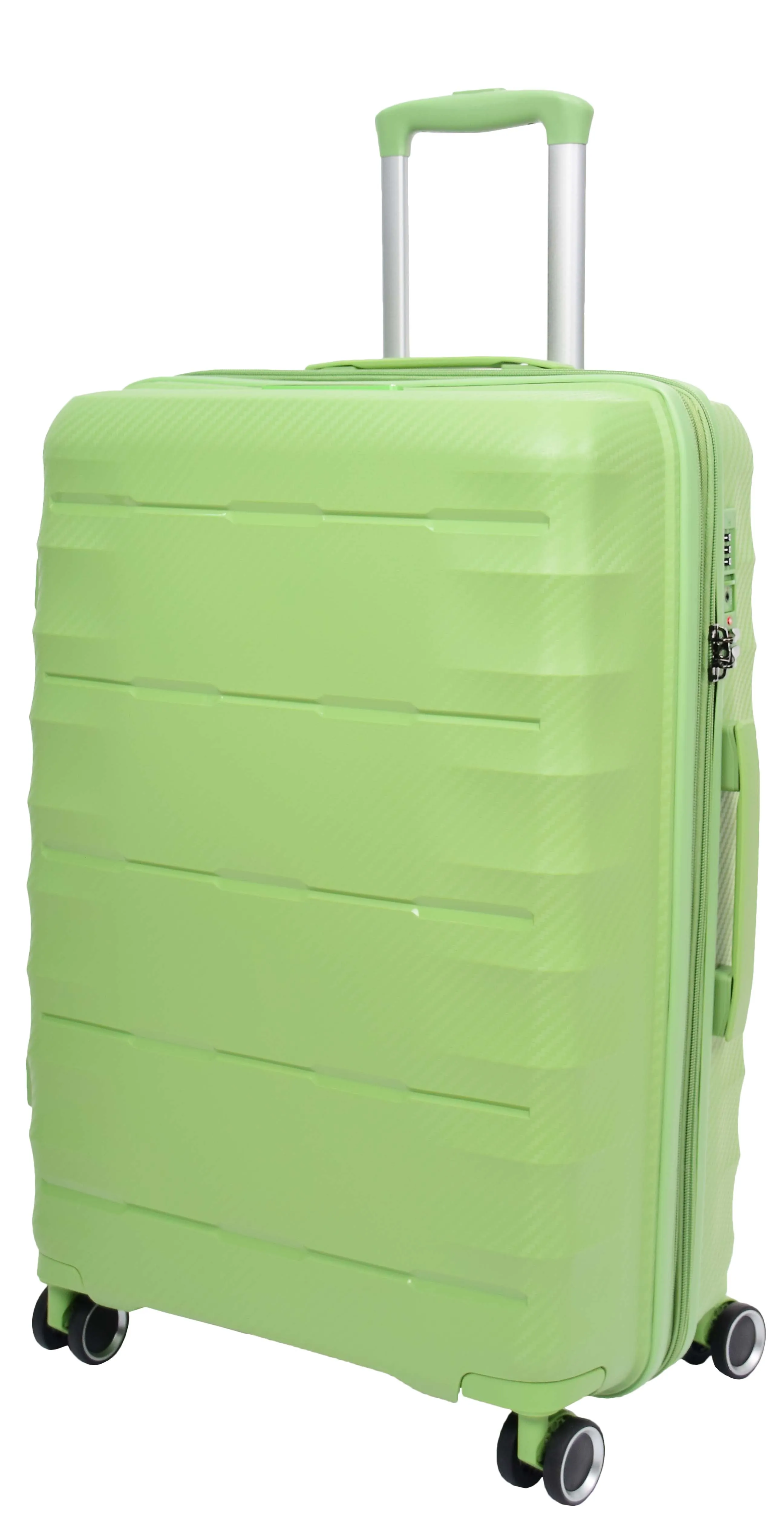 8 Wheel Spinner Luggage Expandable Arcturus Lime Green