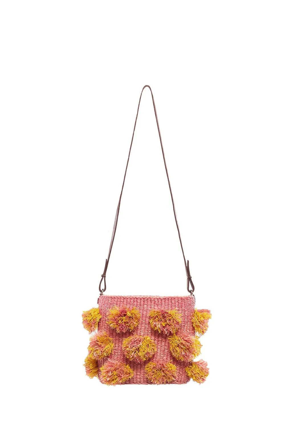 AAKS Hana Pompom bag with Drawstring Closure