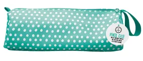 ABM Pencil Case Turquoise With White Dots Signature Collection 1 PC