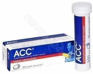 ACC 200 Max x 20 tabl. sparkling, acc lek, acc 200 mg