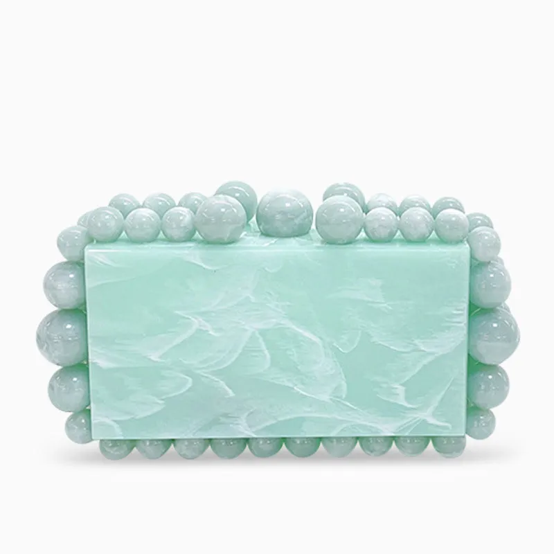 Acrylic Cloud Clutch Bag