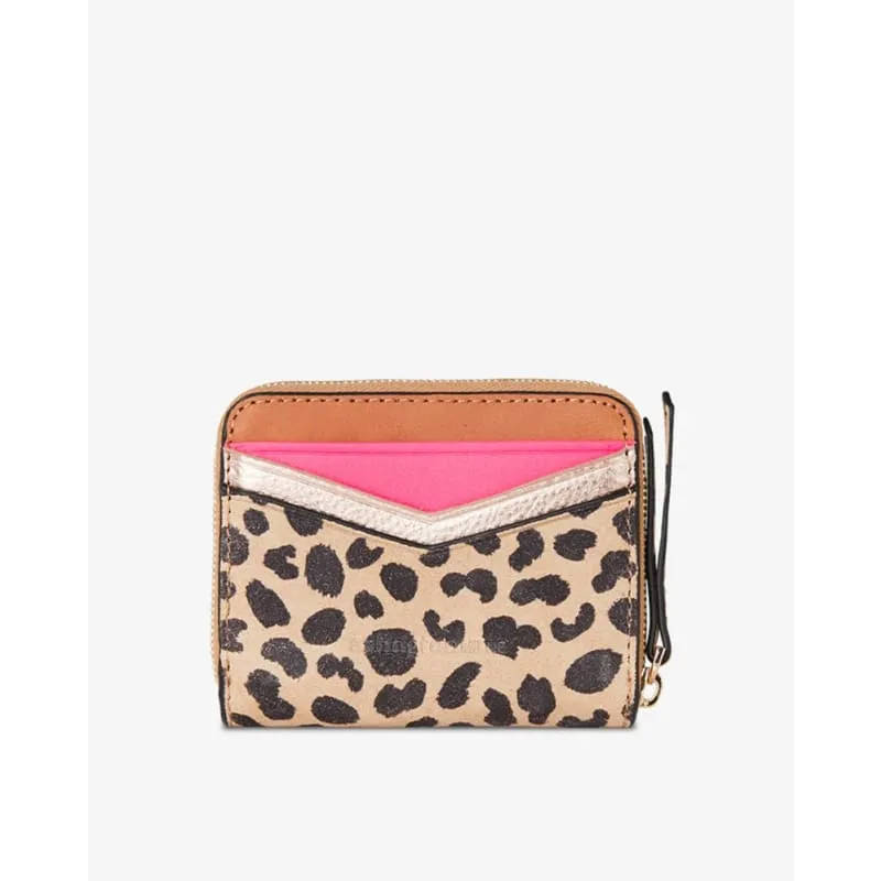 Alexis Zip Purse | Spot Suede Multi