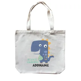 Always Handsome Dinosaur Addname Bag Canvas Bag