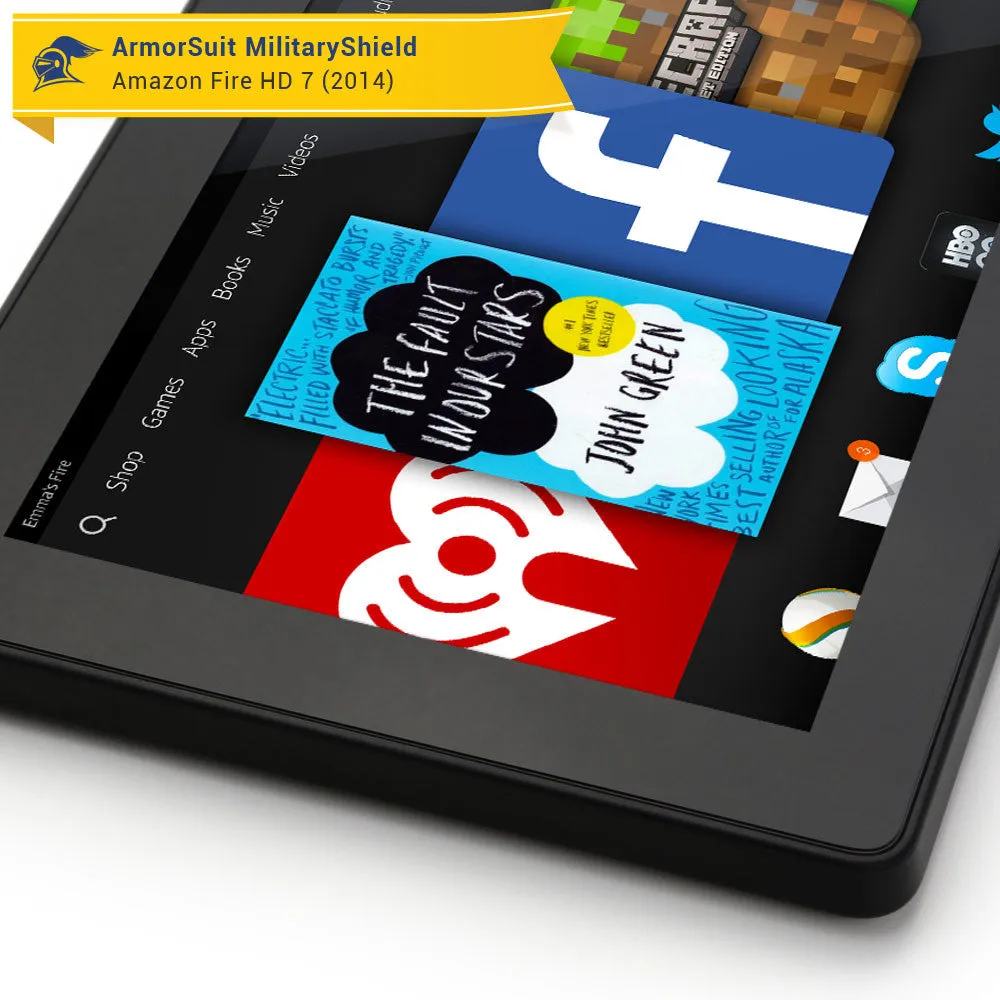 Amazon Fire HD 7 (2014 Version 4th Gen) Screen Protector