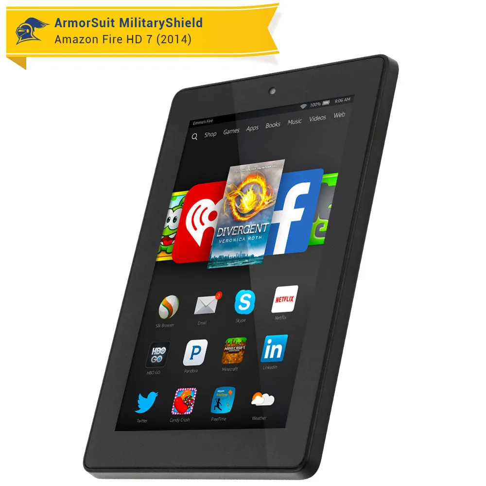 Amazon Fire HD 7 (2014 Version 4th Gen) Screen Protector