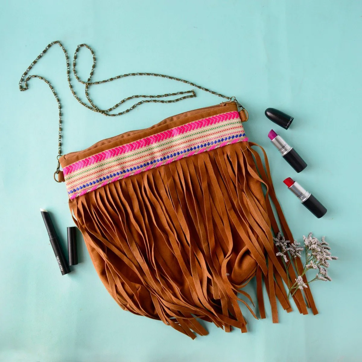 Amber Fringe Sling