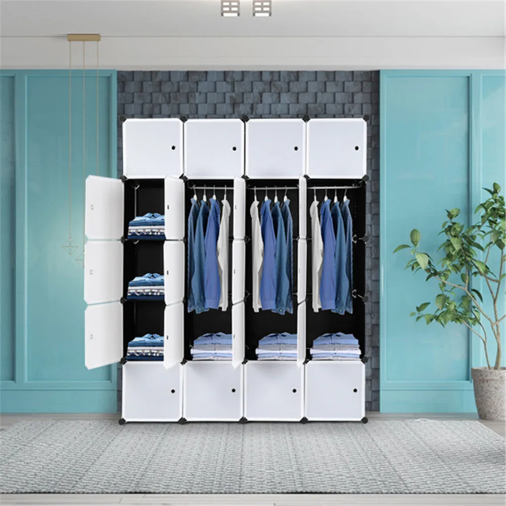 AMYOVE 5 Layer 20 Cube Organizer 142*47*178cm DIY Assemble Cabinet