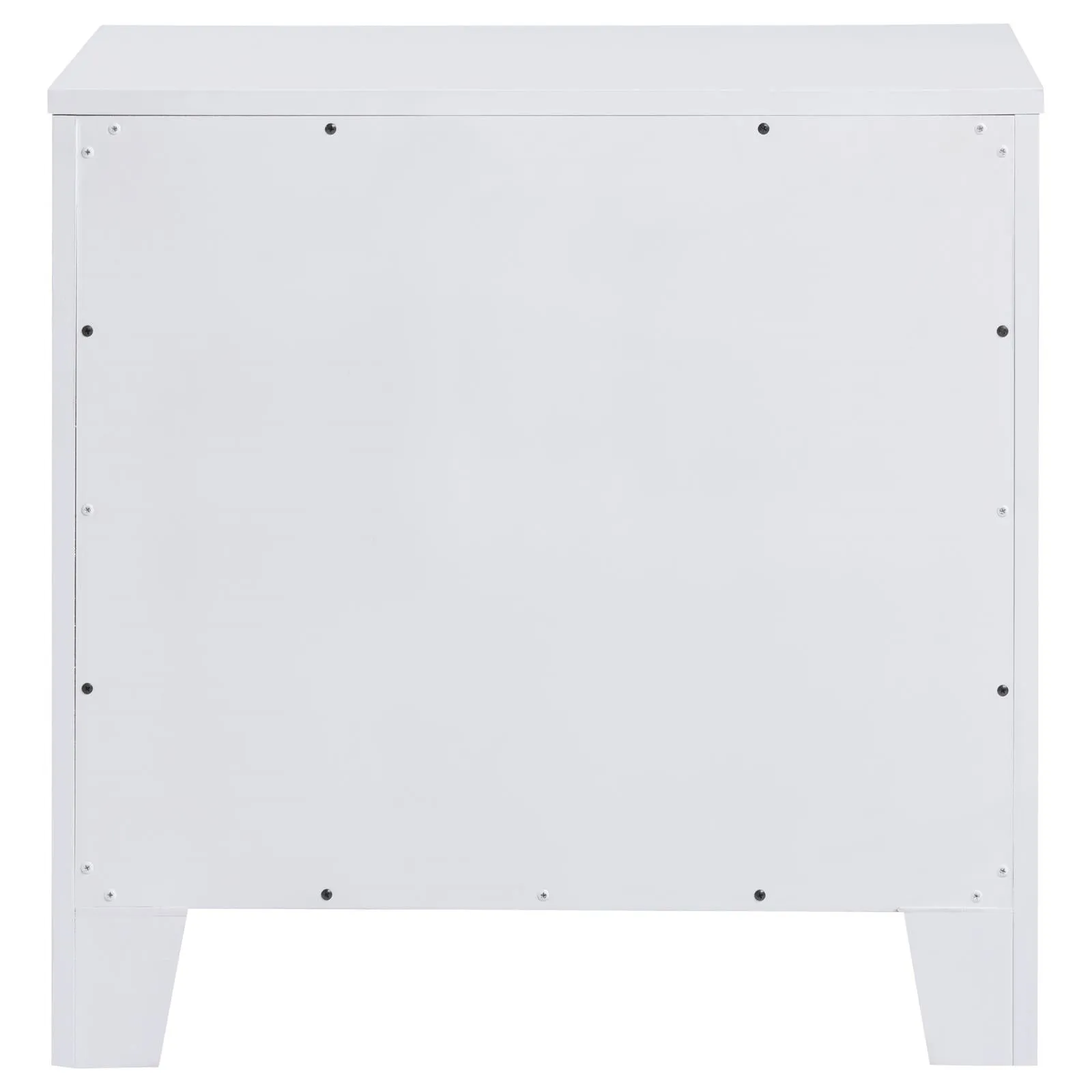 Anastasia 2-drawer Nightstand Bedside Table Pearl White