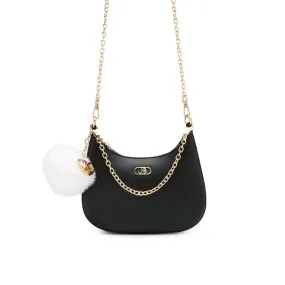 Anny Shoulder Bag Glitter Black