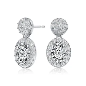 Antoinette Double Oval Stud Earrings