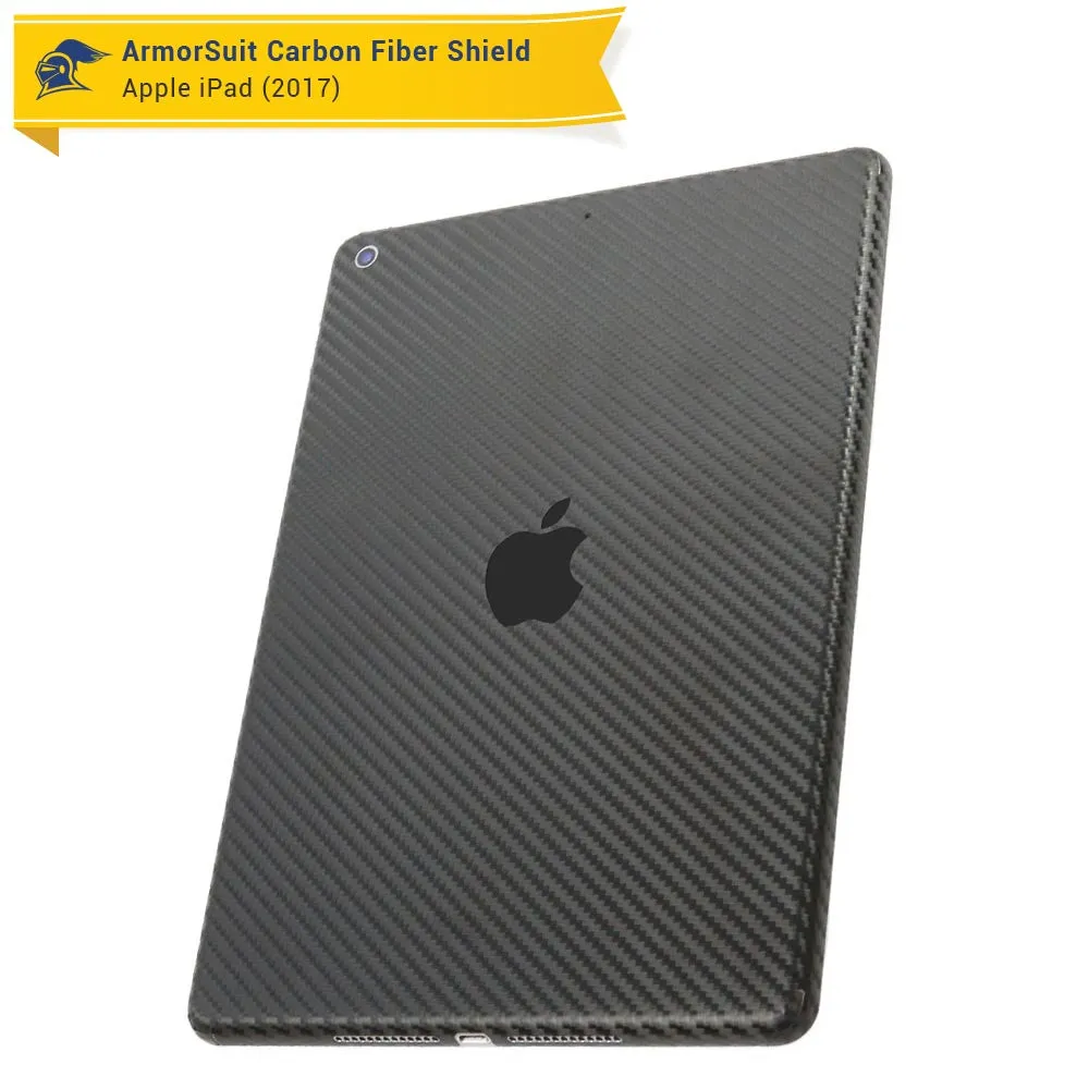 Apple iPad 9.7" (2017) WiFi ONLY Screen Protector   Carbon Fiber Skin