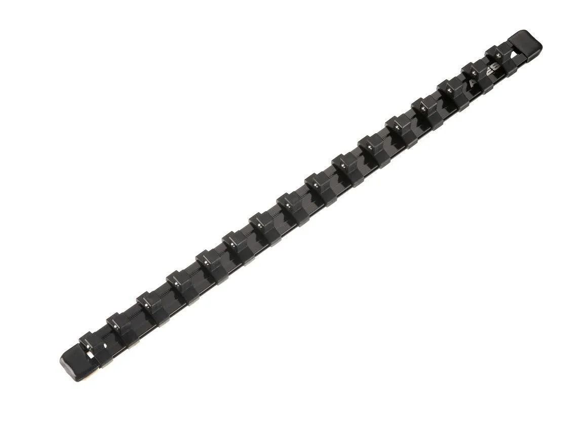 ARES 70086 - 1/2" Black Aluminum Socket Rail