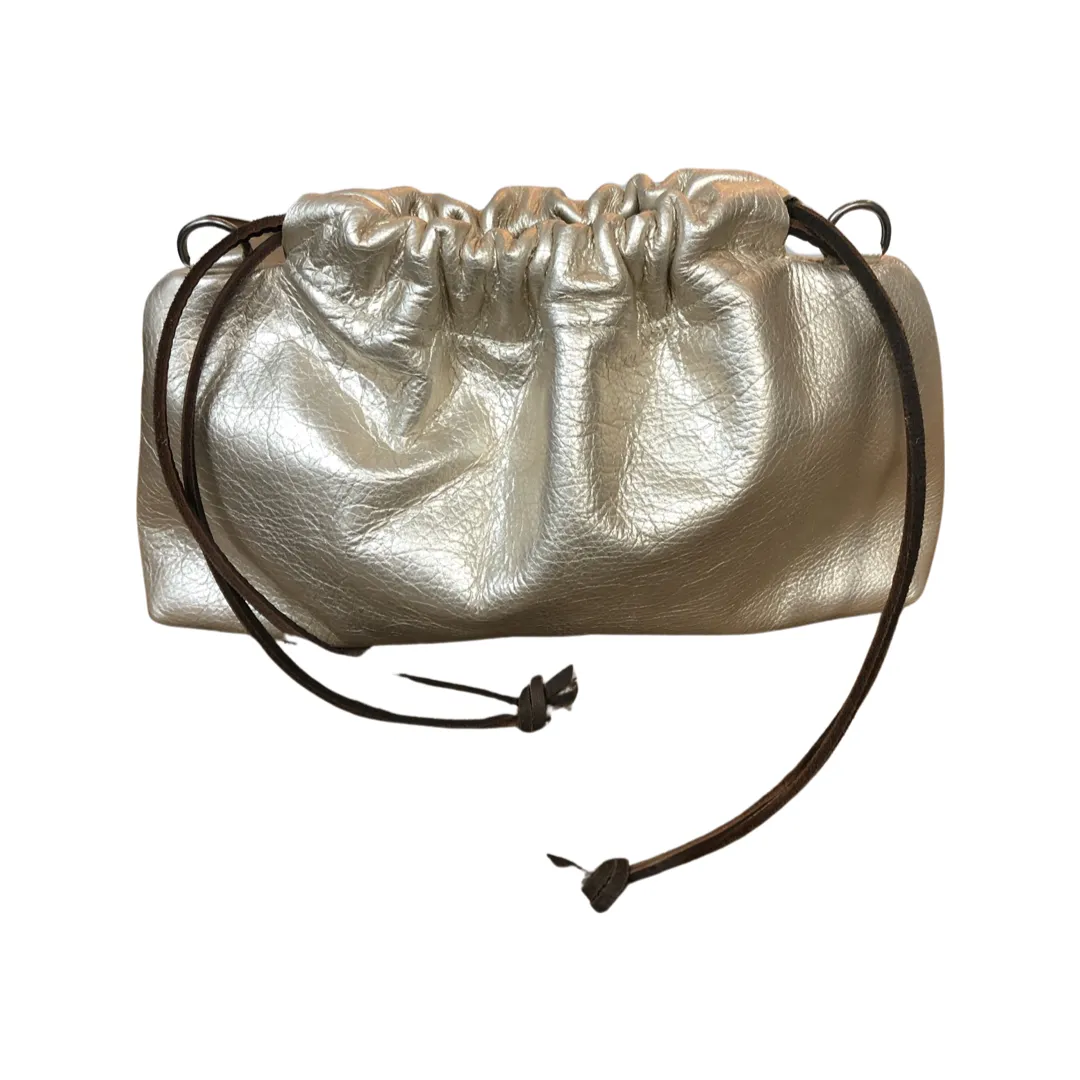 B02 drawstring  crossbody clutch