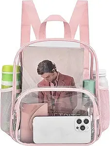 Back To School Black Clear Backpack