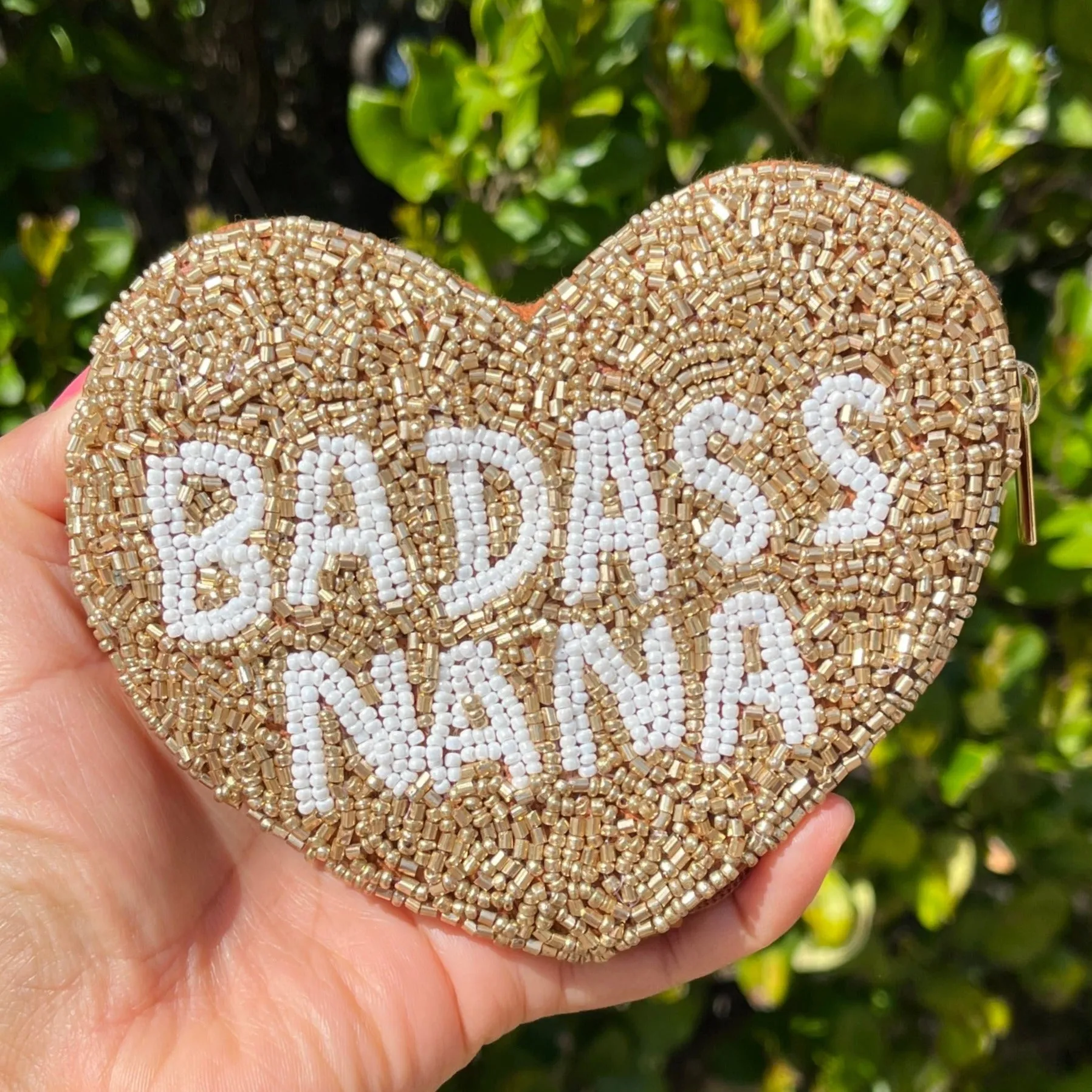 Badass NANA Beaded Coin Purse