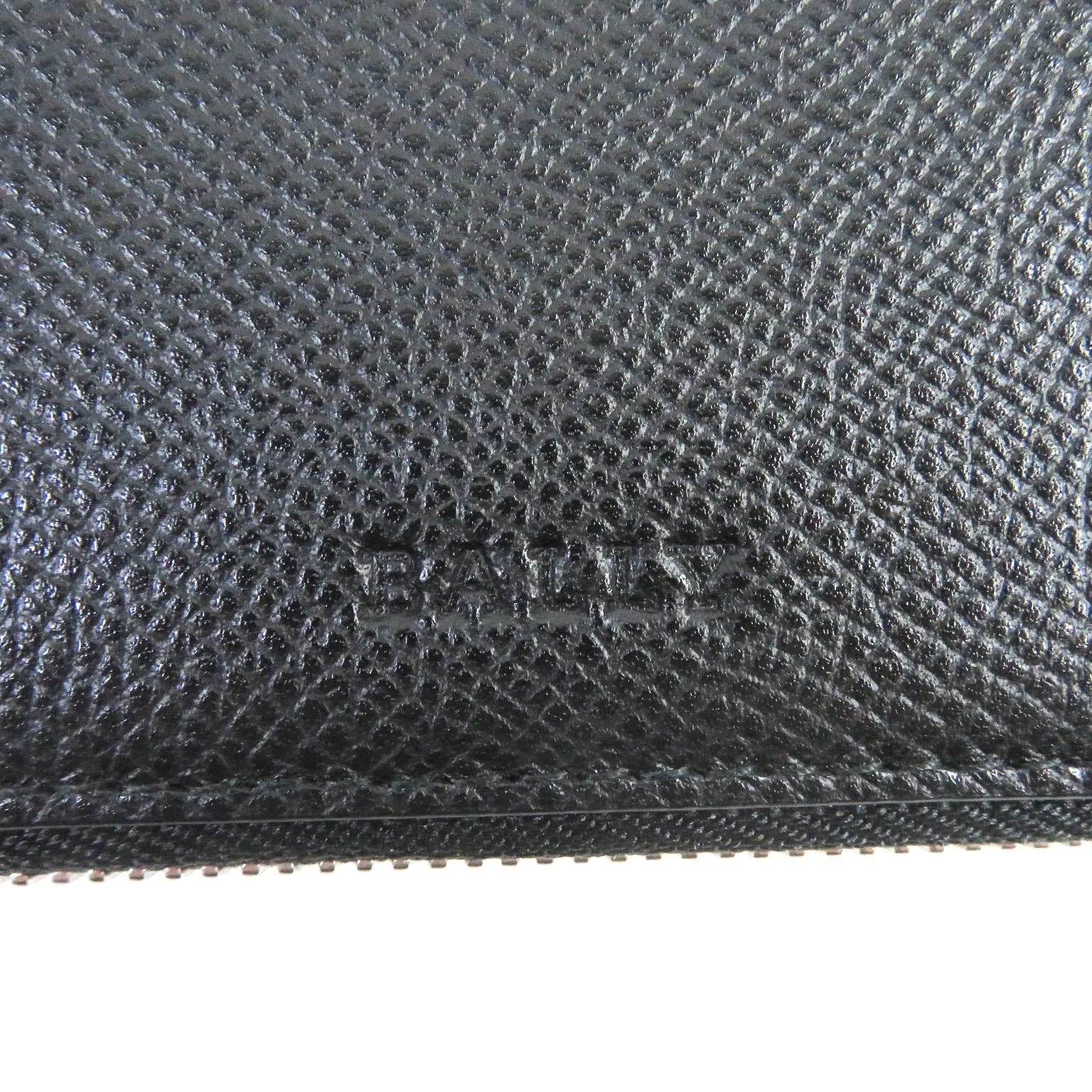 BALLY BARABINO Leather Logo Briefcase Clutch