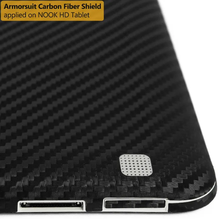 Barnes & Noble NOOK HD 7" Screen Protector   Black Carbon Fiber Film