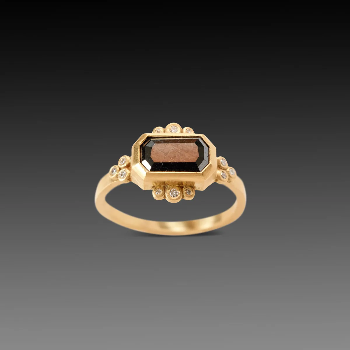 Black Diamond Tablet Ring