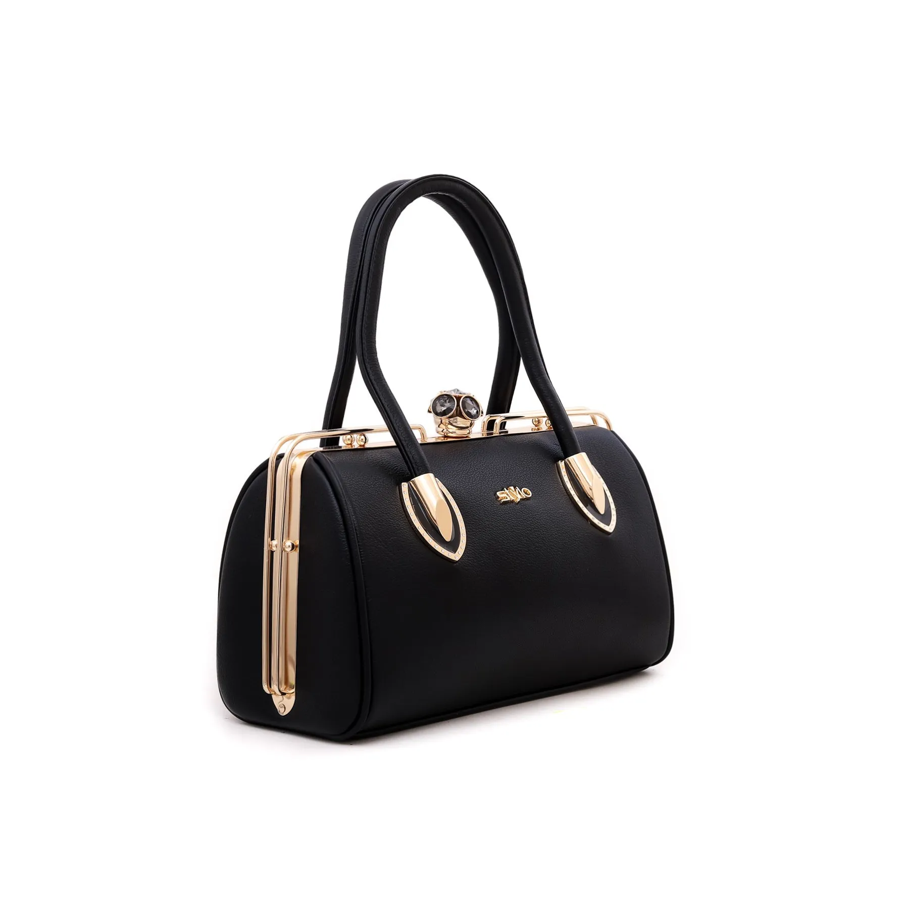 Black Fancy Hand Bag P35826