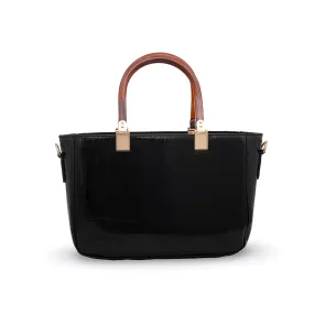 Black Formal Hand Bag P55509