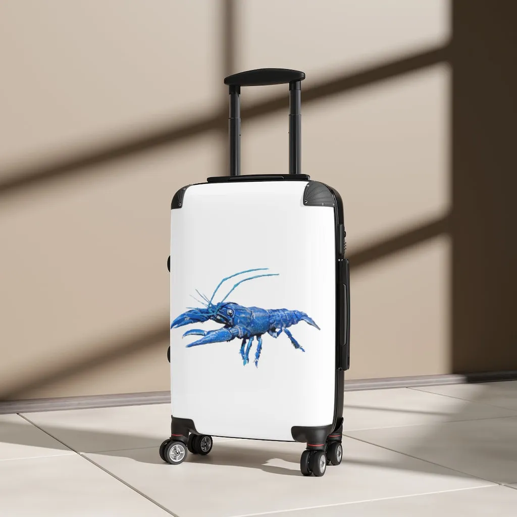 Blue Crawfish Cabin Suitcase