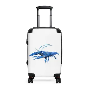 Blue Crawfish Cabin Suitcase