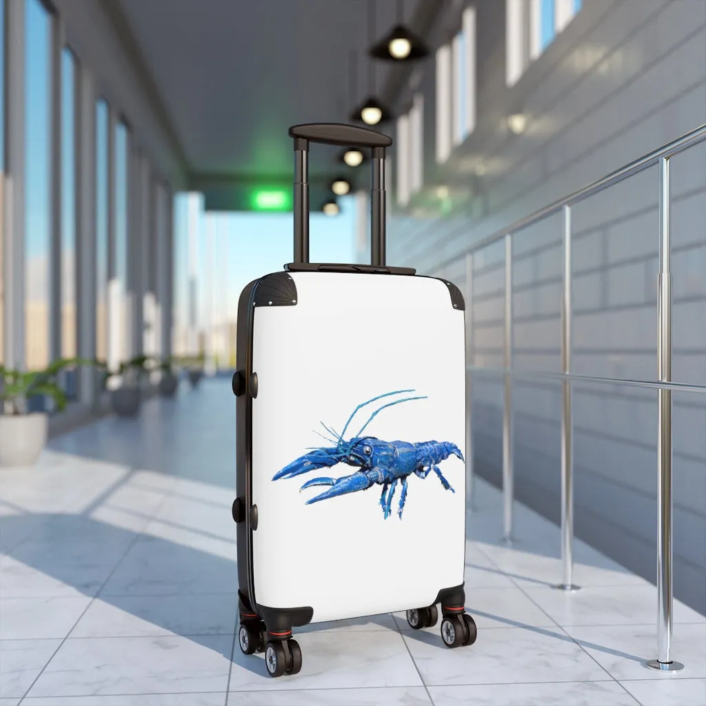 Blue Crawfish Cabin Suitcase