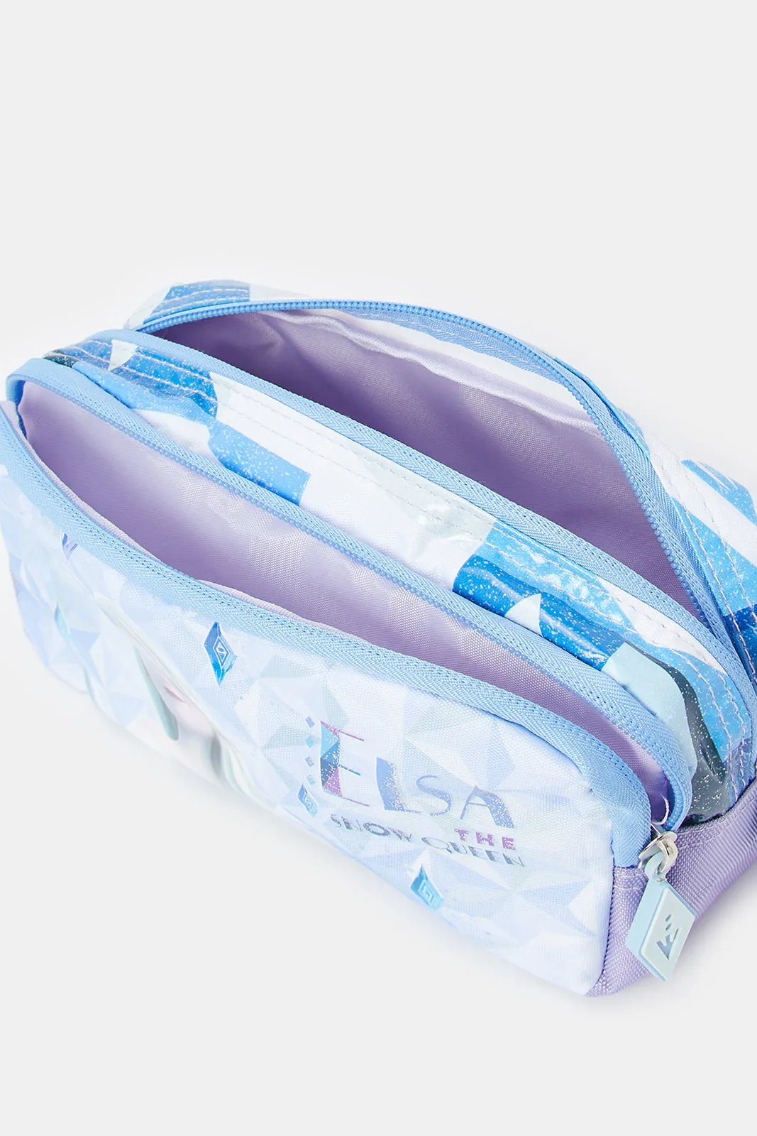 Blue Disney Frozen Elsa The Snow Queen Pencil Case