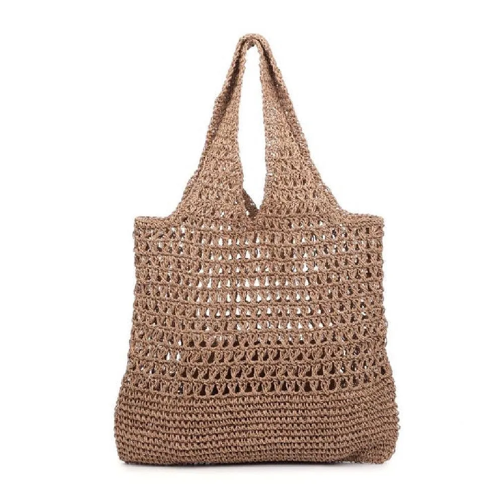 Boho Beach Woven Tote