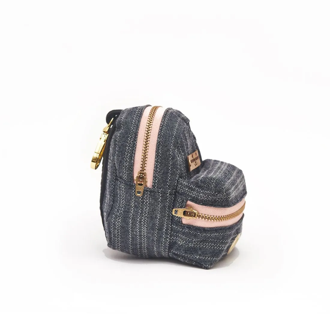 Boho Denim Stripe Backpack