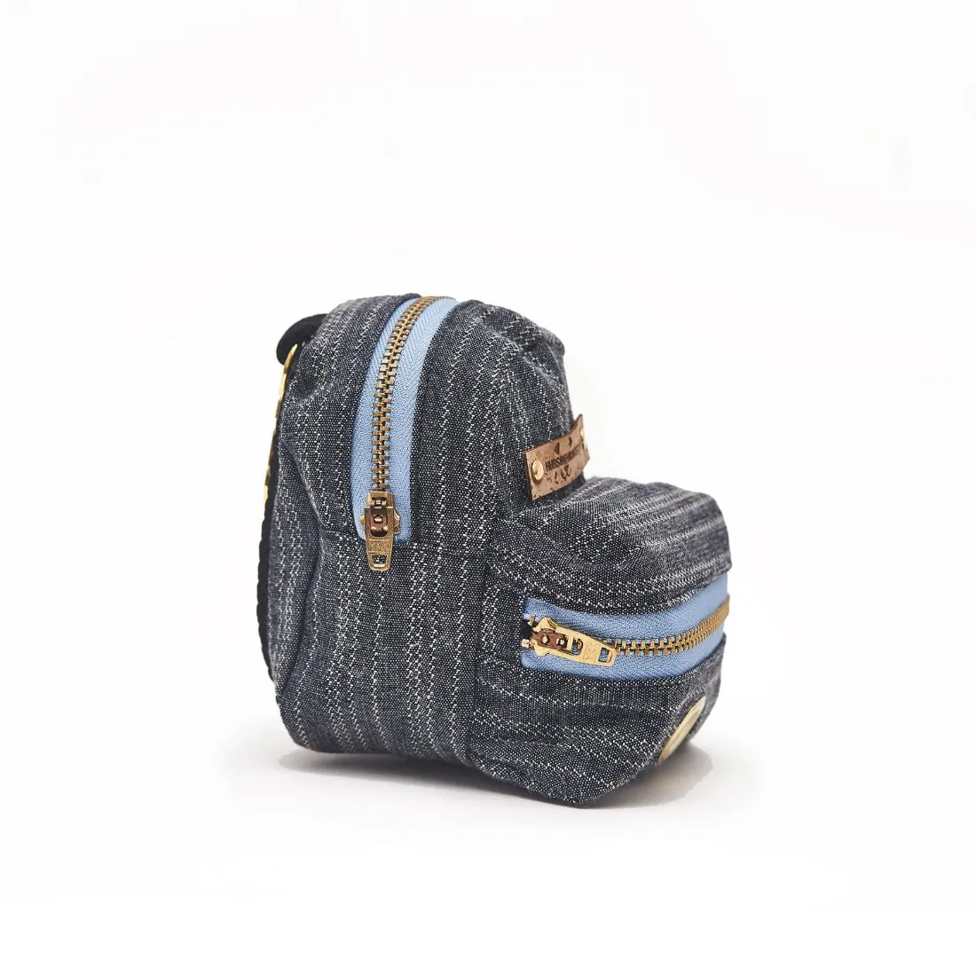 Boho Denim Stripe Backpack