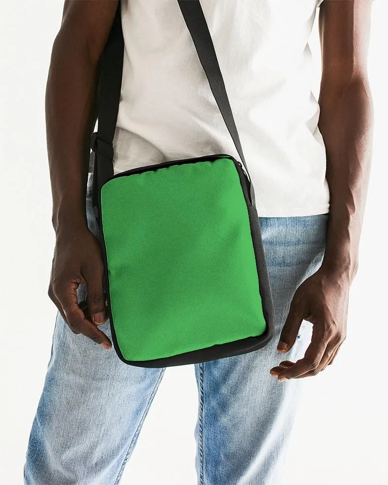 Bright Green Messenger Pouch | Bright Pure Green | C75M0Y100K0