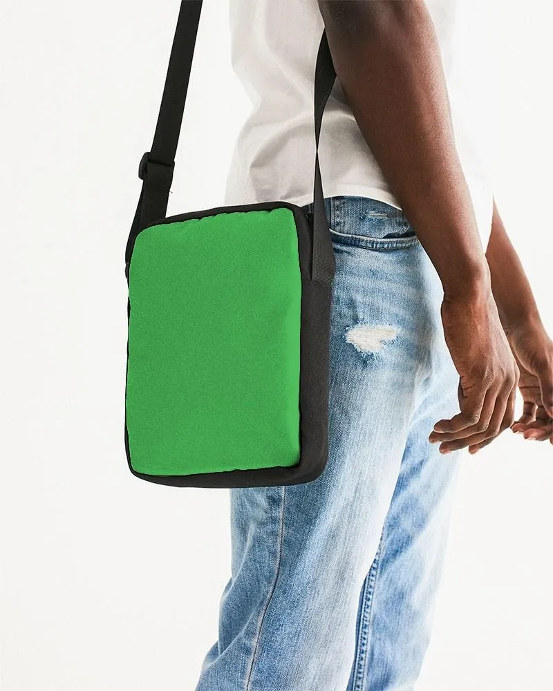 Bright Green Messenger Pouch | Bright Pure Green | C75M0Y100K0