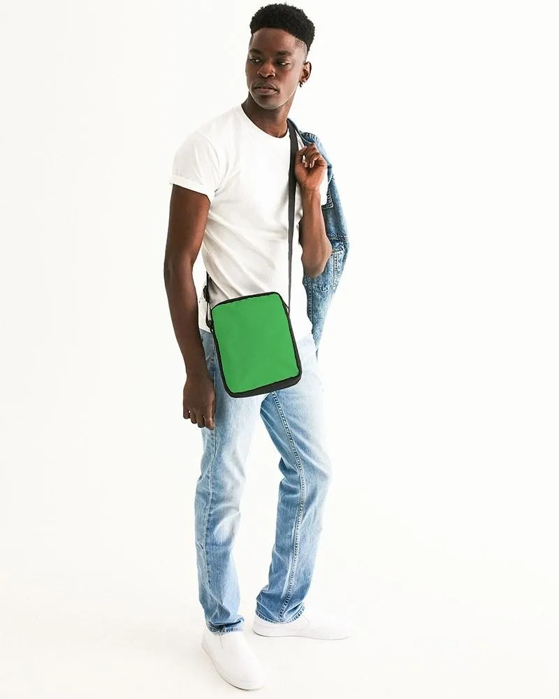 Bright Green Messenger Pouch | Bright Pure Green | C75M0Y100K0