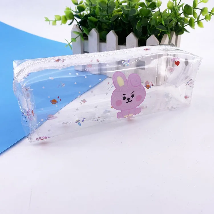 BT21 TRANSPARENT PENCIL CASE