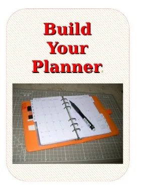 Build Your Planner